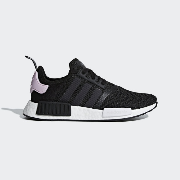 Adidas NMD R1 Women's Shoes Black/Pink - Picture 6 of 8